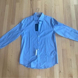 Tommy Hilfiger Slim Fit Blue Dress Shirt